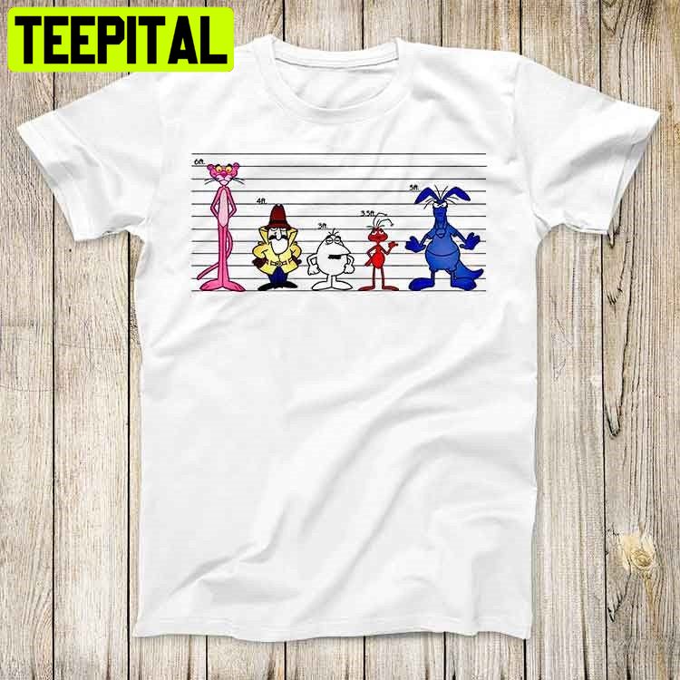Pink Panther Height Comparison Chart Trending Unisex Shirt Pink Panther Height Comparison Chart Trending Unisex Shirt