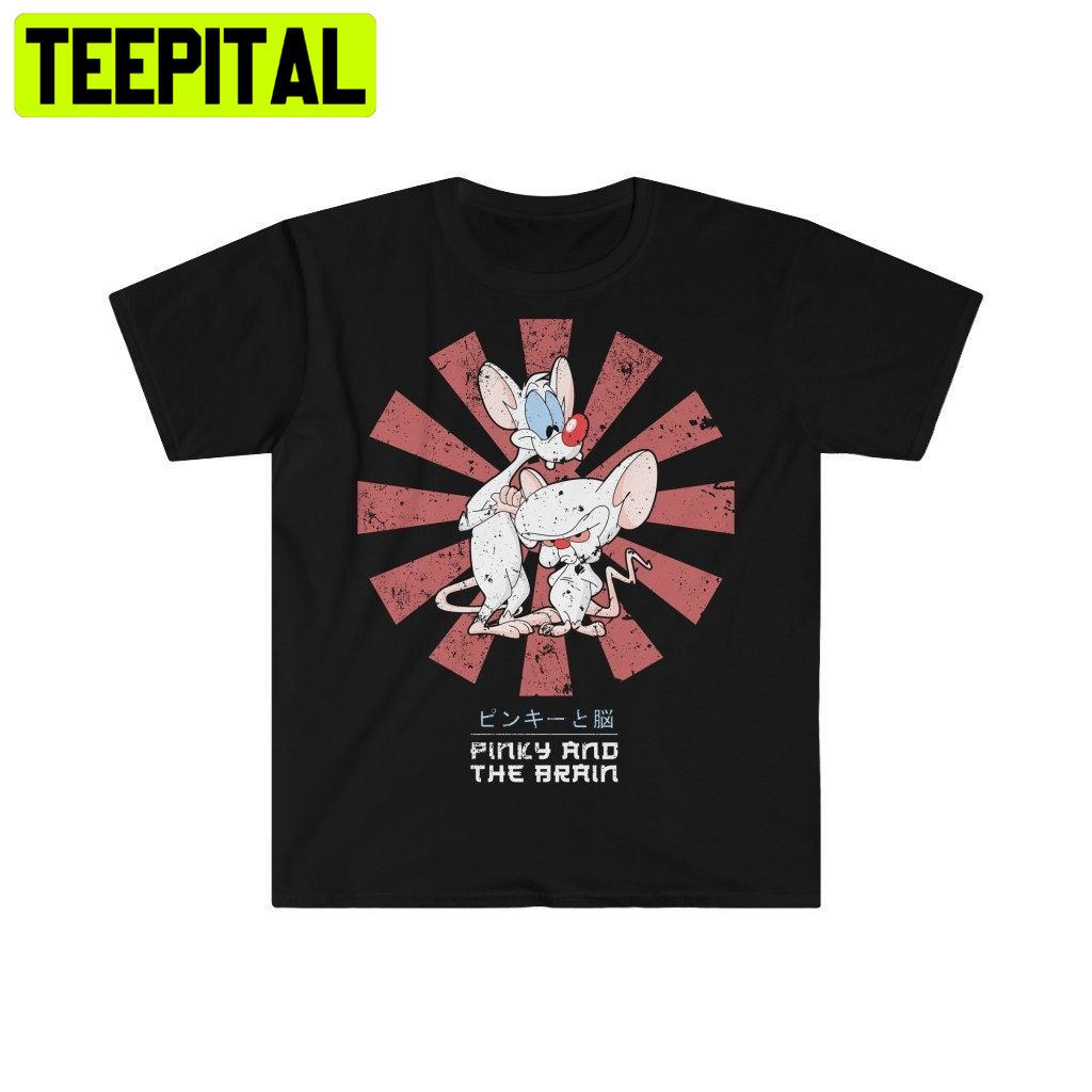 Pinky And The Brain Retro Japanese Trending Unisex Shirt Pinky And The Brain Retro Japanese Trending Unisex Shirt