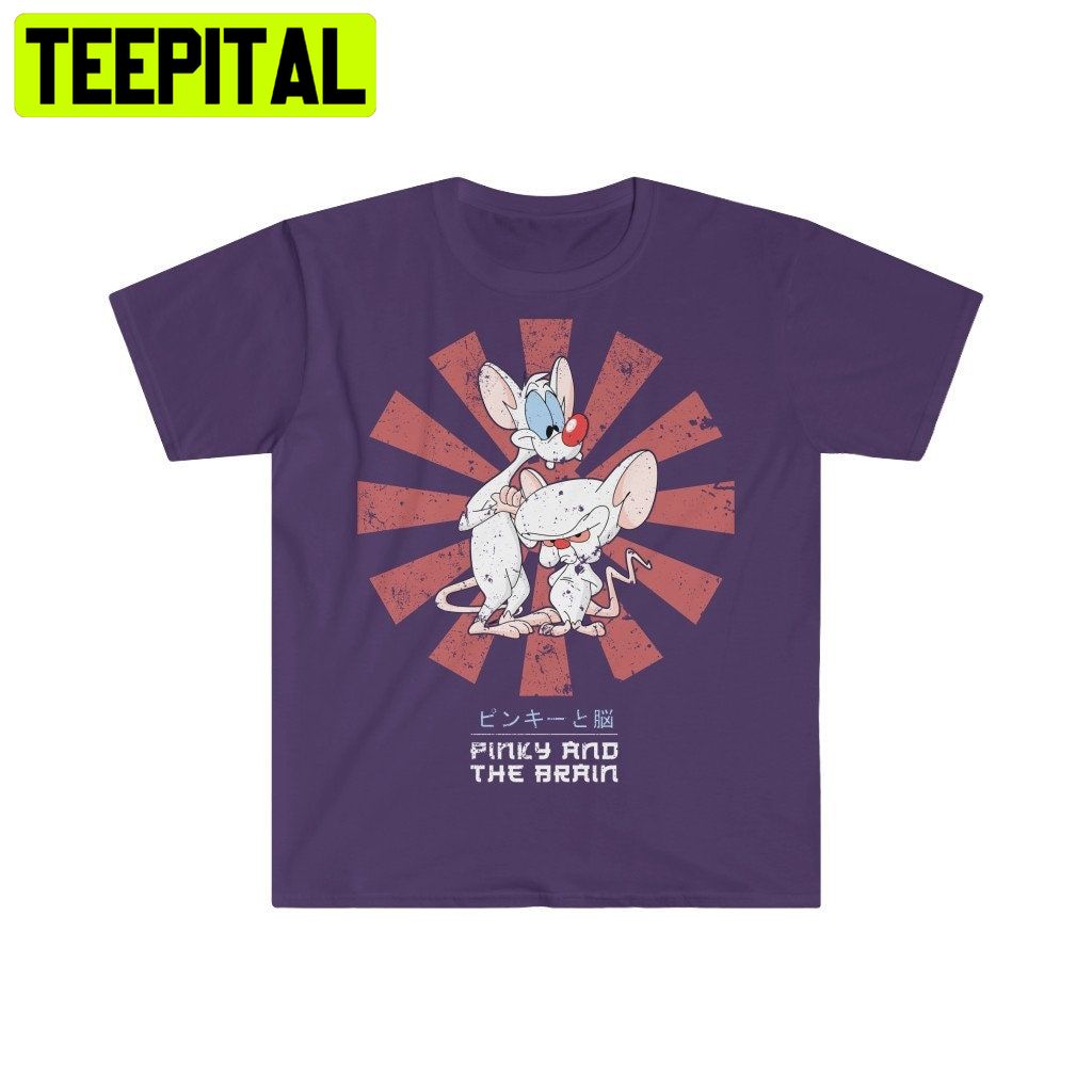 Pinky And The Brain Retro Japanese Trending Unisex Shirt Pinky And The Brain Retro Japanese Trending Unisex Shirt