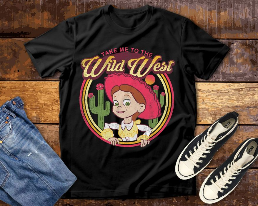 Pixar Toy Story Jessie Take Me To The Wild West Disney T-Shirt Pixar Toy Story Jessie Take Me To The Wild West Disney T-Shirt