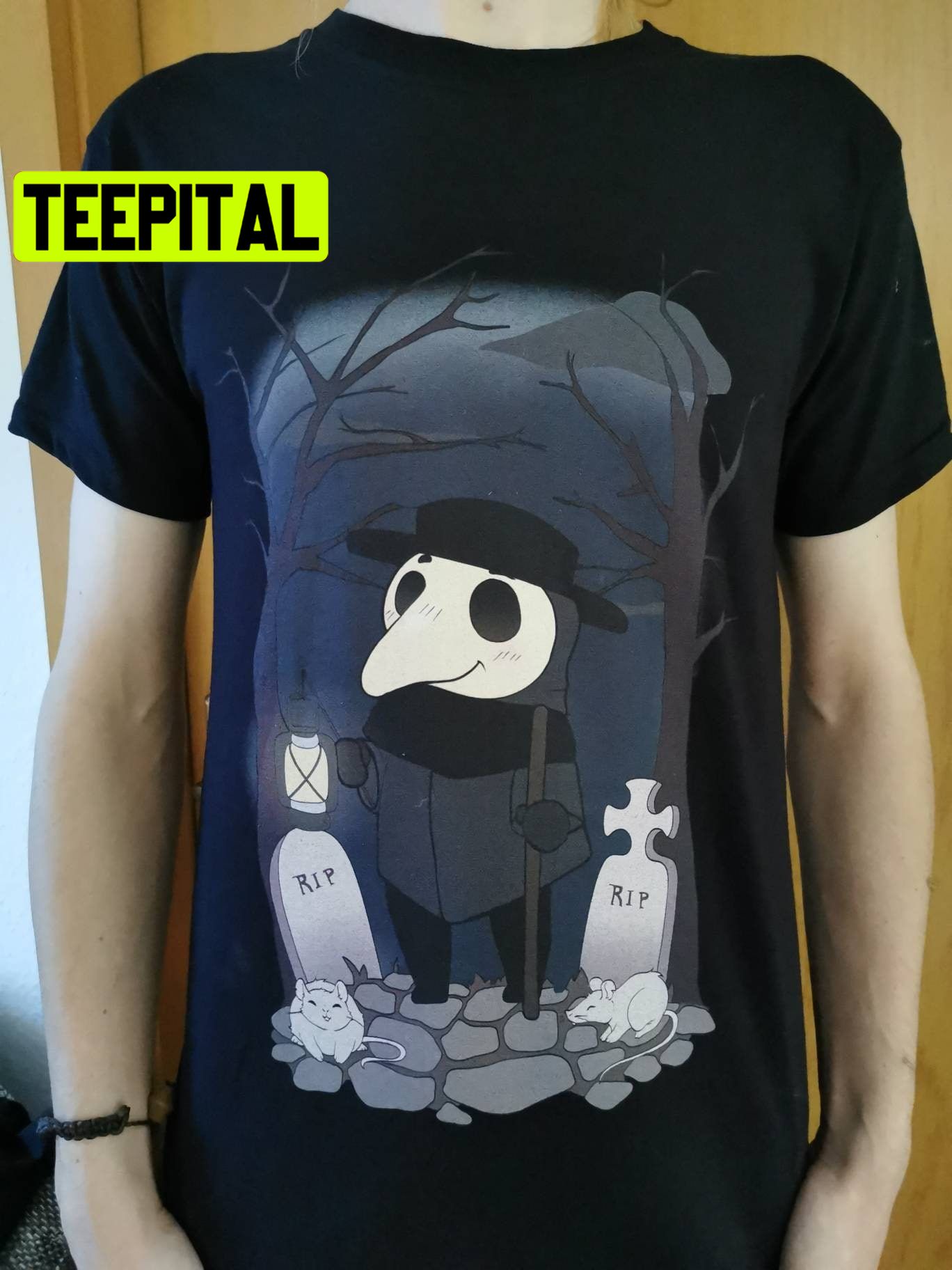 Plague Doctor Dark Night Unisex T-Shirt Plague Doctor Dark Night Unisex T-Shirt