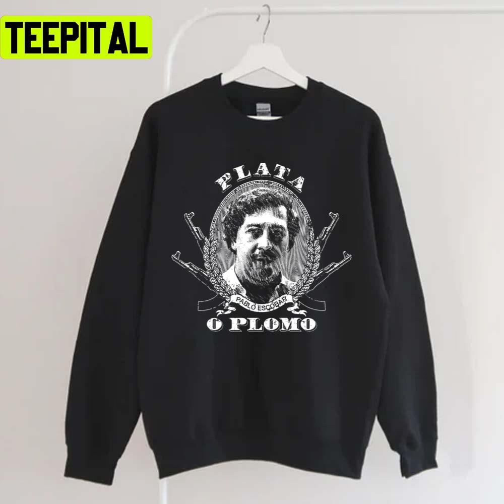 Plata Pablo Merchant Pablo Escobar Narcos Unisex T-Shirt Plata Pablo Merchant Pablo Escobar Narcos Unisex T-Shirt