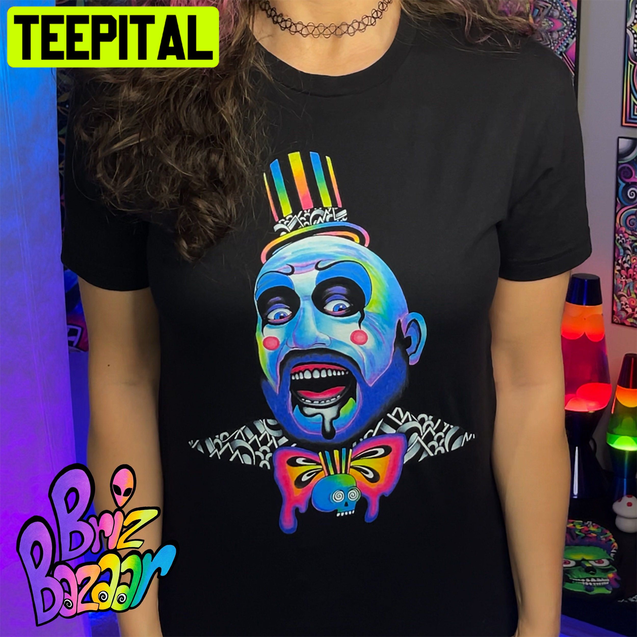 Pop Artcaptain Spaulding House Of 1000 Corpses Trending Unisex T-Shirt Pop Artcaptain Spaulding House Of 1000 Corpses Trending Unisex T-Shirt