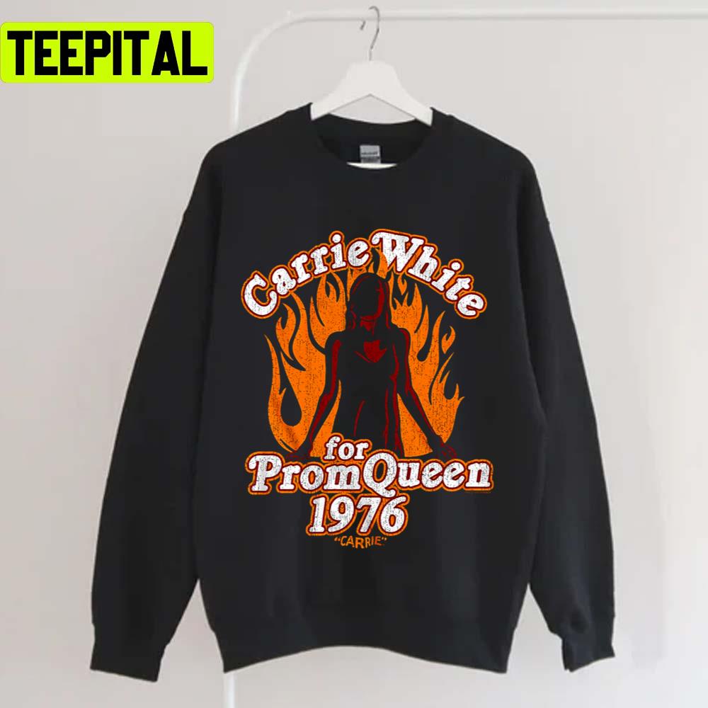 Prom Queen 1976 Carrie Halloween Design Unisex T-Shirt Prom Queen 1976 Carrie Halloween Design Unisex T-Shirt
