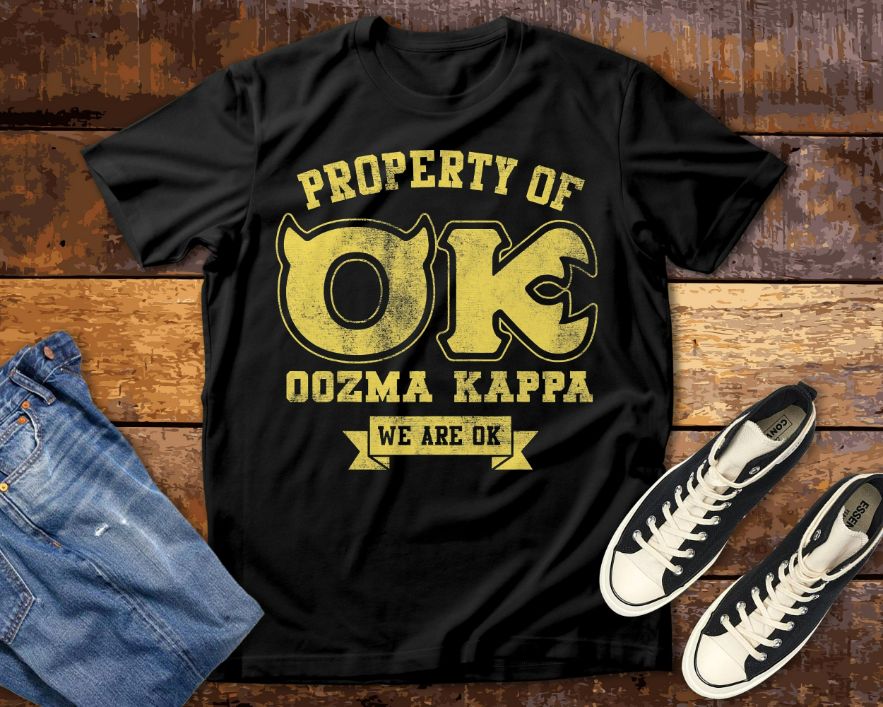 Property Of OK Logo Monsters University Disney T-Shirt Property Of OK Logo Monsters University Disney T-Shirt