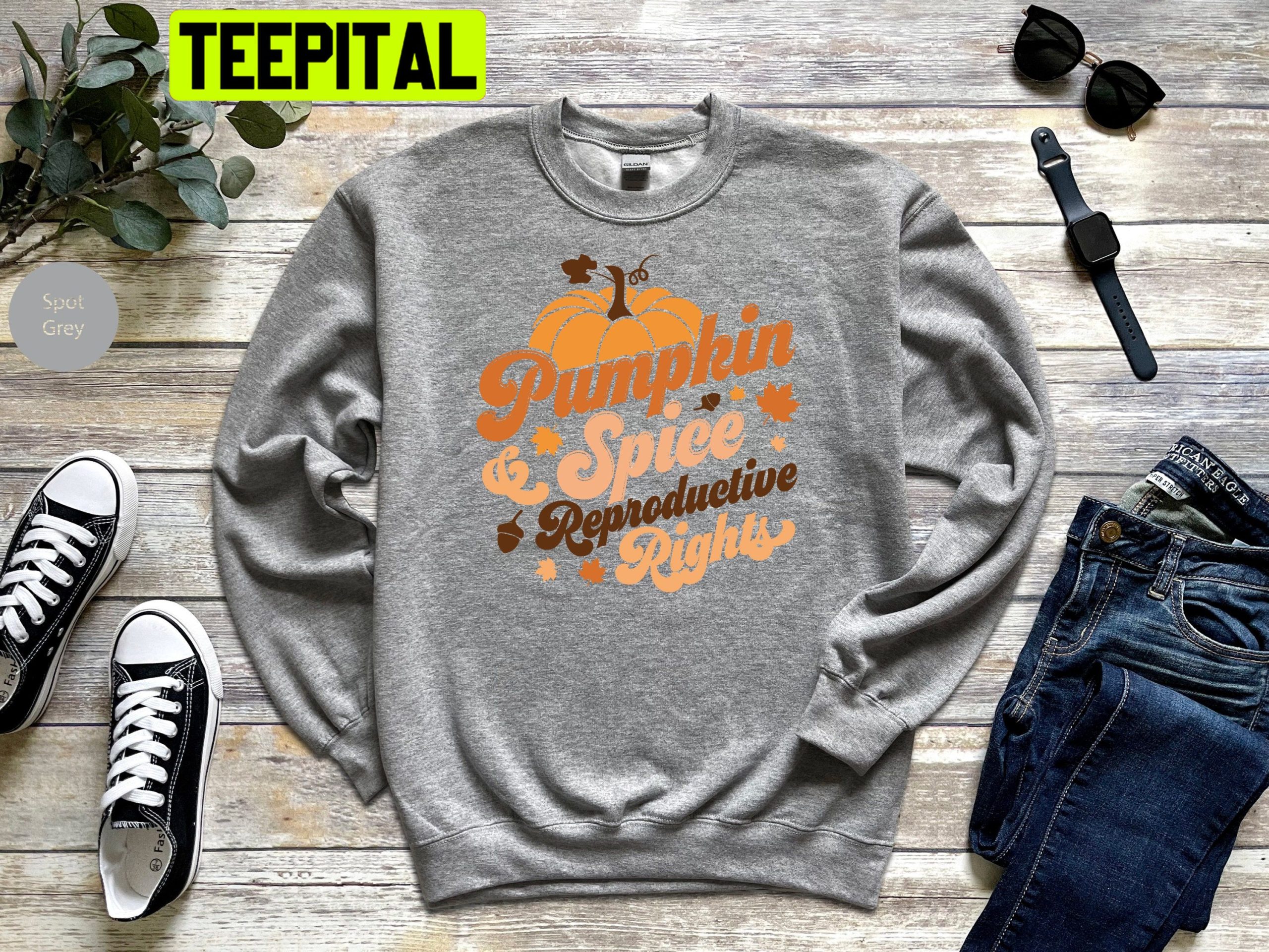 Pumpkin Spice And Reproductive Rights Feminist Halloween Trending Unisex Shirt Pumpkin Spice And Reproductive Rights Feminist Halloween Trending Unisex Shirt