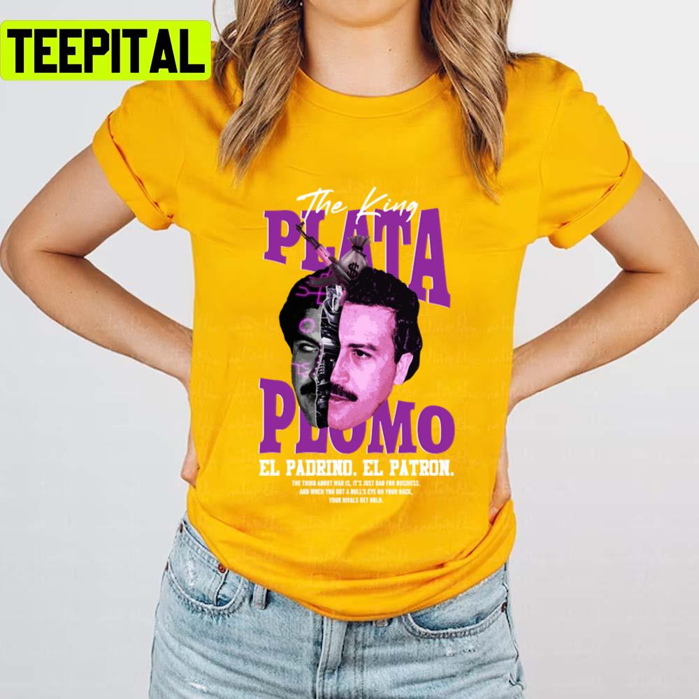 Purple Art Pablo Escobar Narcos Unisex T-Shirt Purple Art Pablo Escobar Narcos Unisex T-Shirt