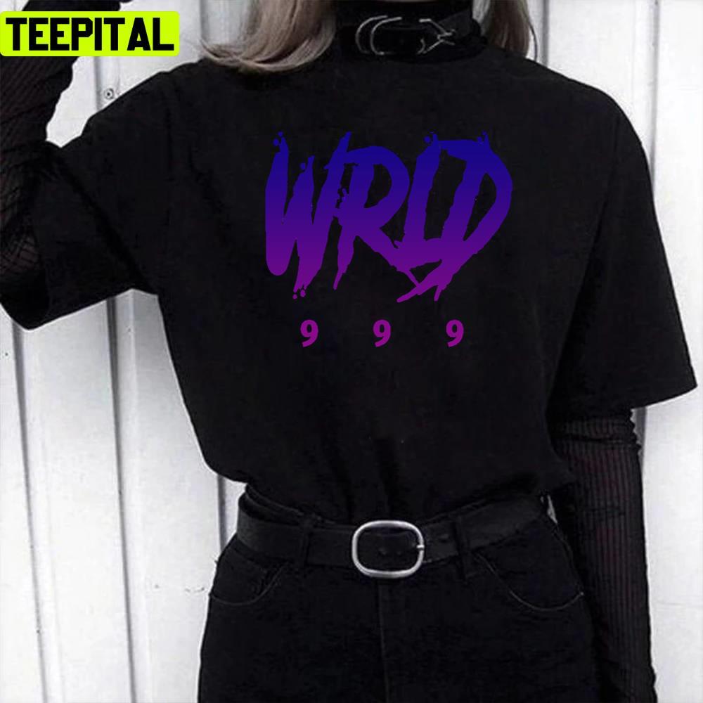 Purple Text Art 999 Juice Wrld Rap Hip Hop Unisex T-Shirt Purple Text Art 999 Juice Wrld Rap Hip Hop Unisex T-Shirt