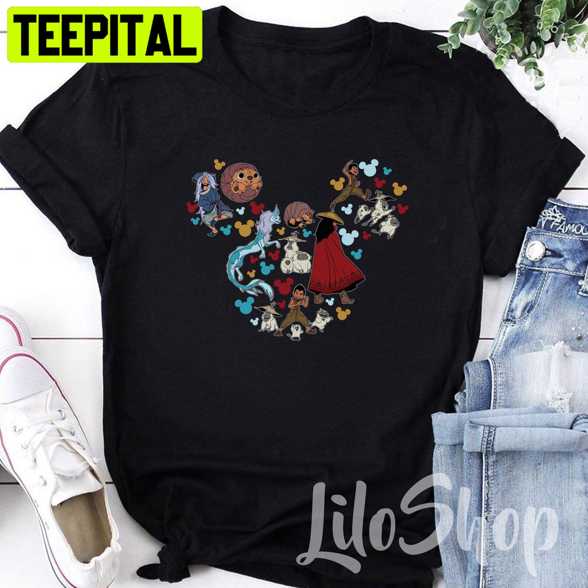 Raya And The Last Dragon Cute Head Mickey Trending Unisex T-Shirt Raya And The Last Dragon Cute Head Mickey Trending Unisex T-Shirt