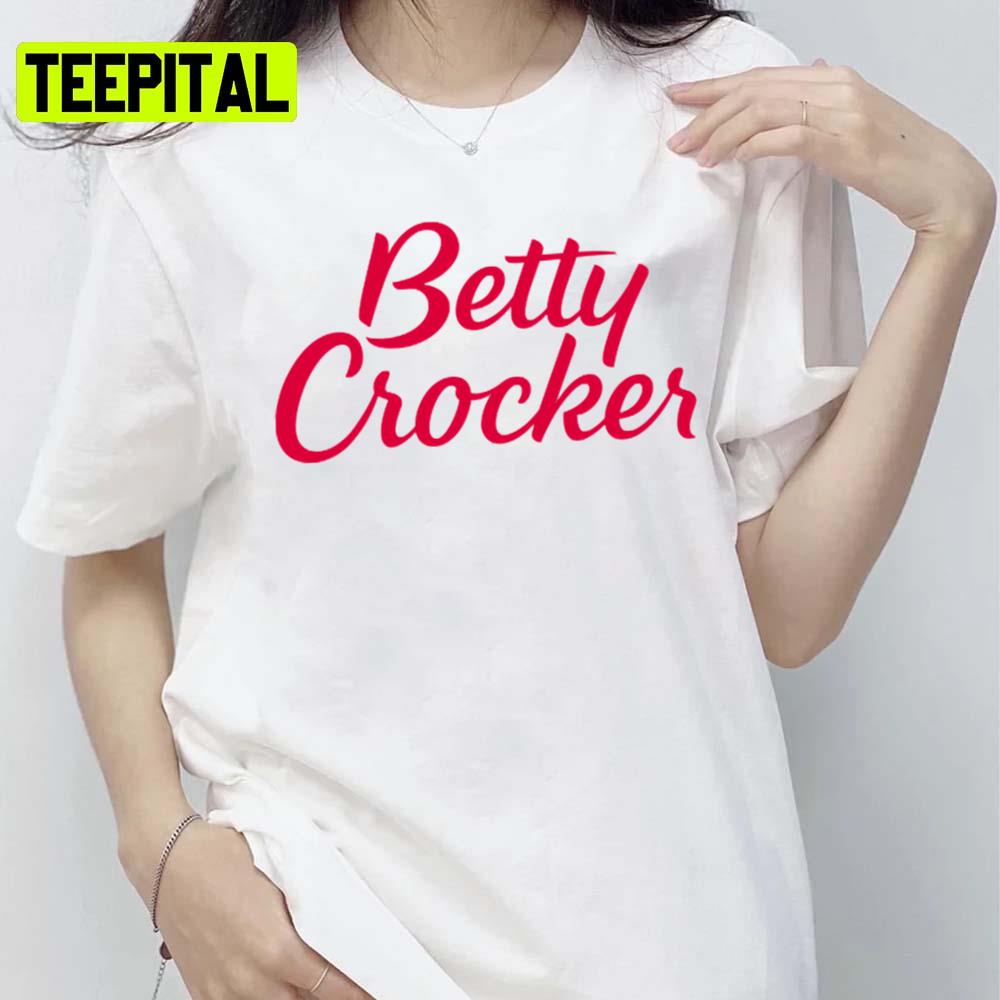 Red Text Art Name Bc Bettycrocker Unisex T-Shirt Red Text Art Name Bc Bettycrocker Unisex T-Shirt