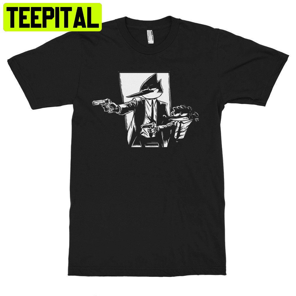 Regular Show X Pulp Fiction Trending Unisex Shirt Regular Show X Pulp Fiction Trending Unisex Shirt