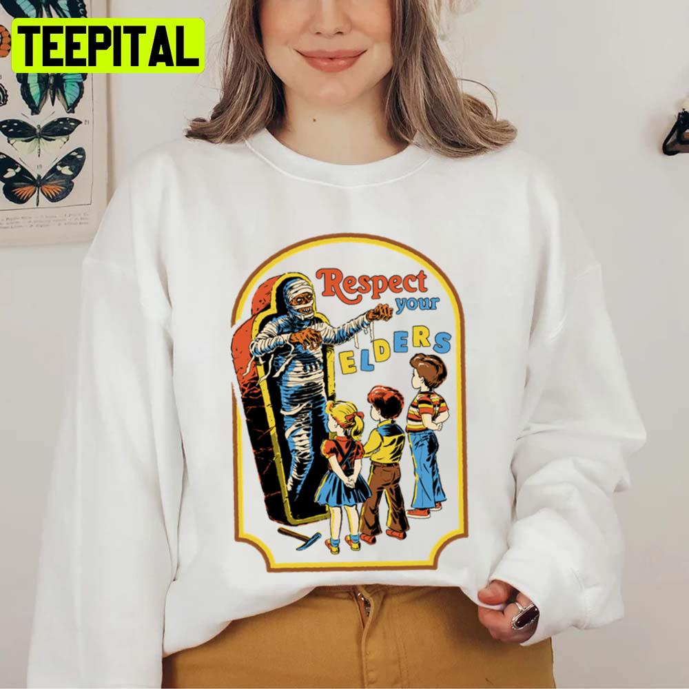 Respect Your Elders Halloween Unisex Sweatshirt Respect Your Elders Halloween Unisex Sweatshirt