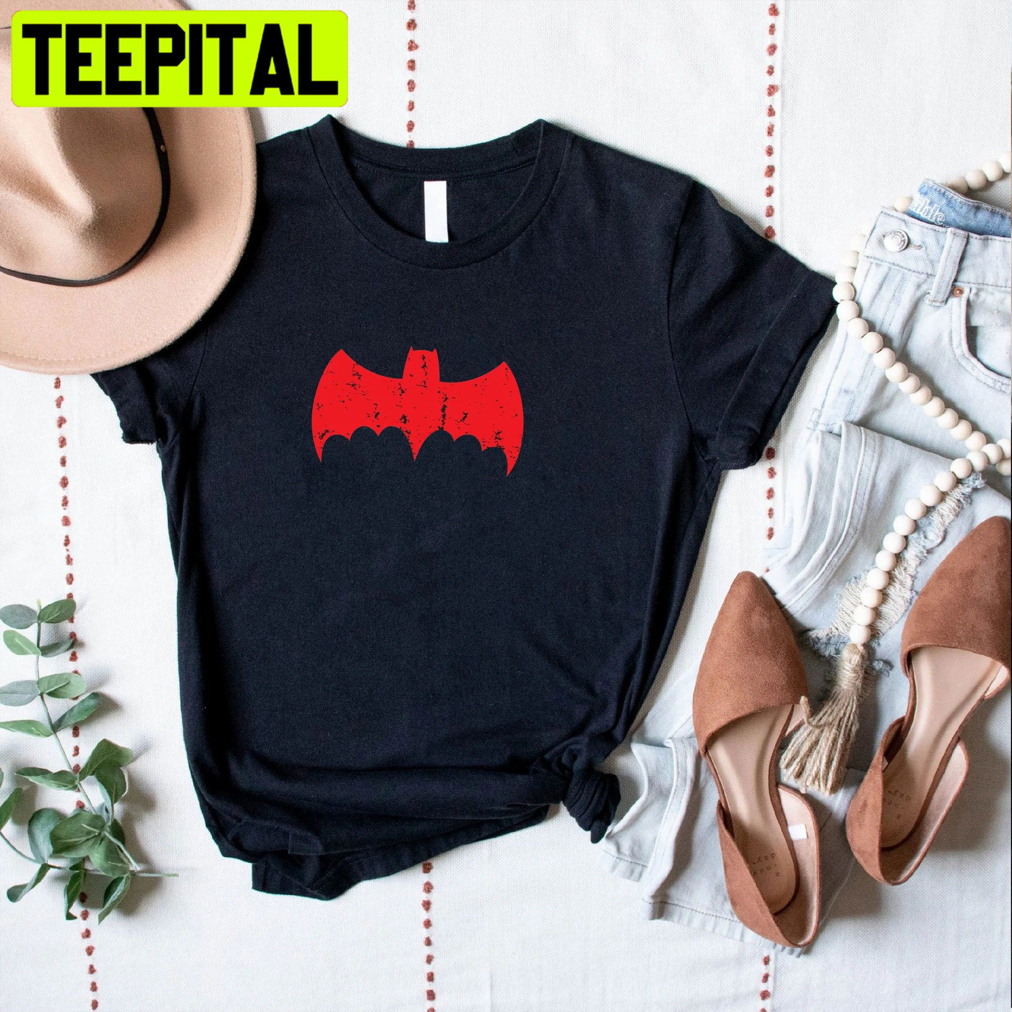 Retro 50-60s Batman Logo Unisex Shirt Retro 50-60s Batman Logo Unisex Shirt