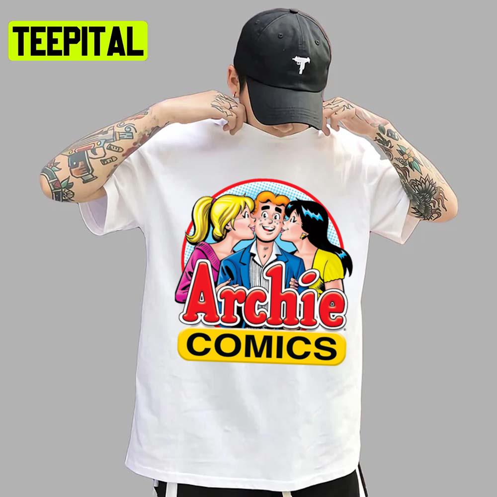 Retro Comics Archie And His Girls Unisex T-Shirt Retro Comics Archie And His Girls Unisex T-Shirt
