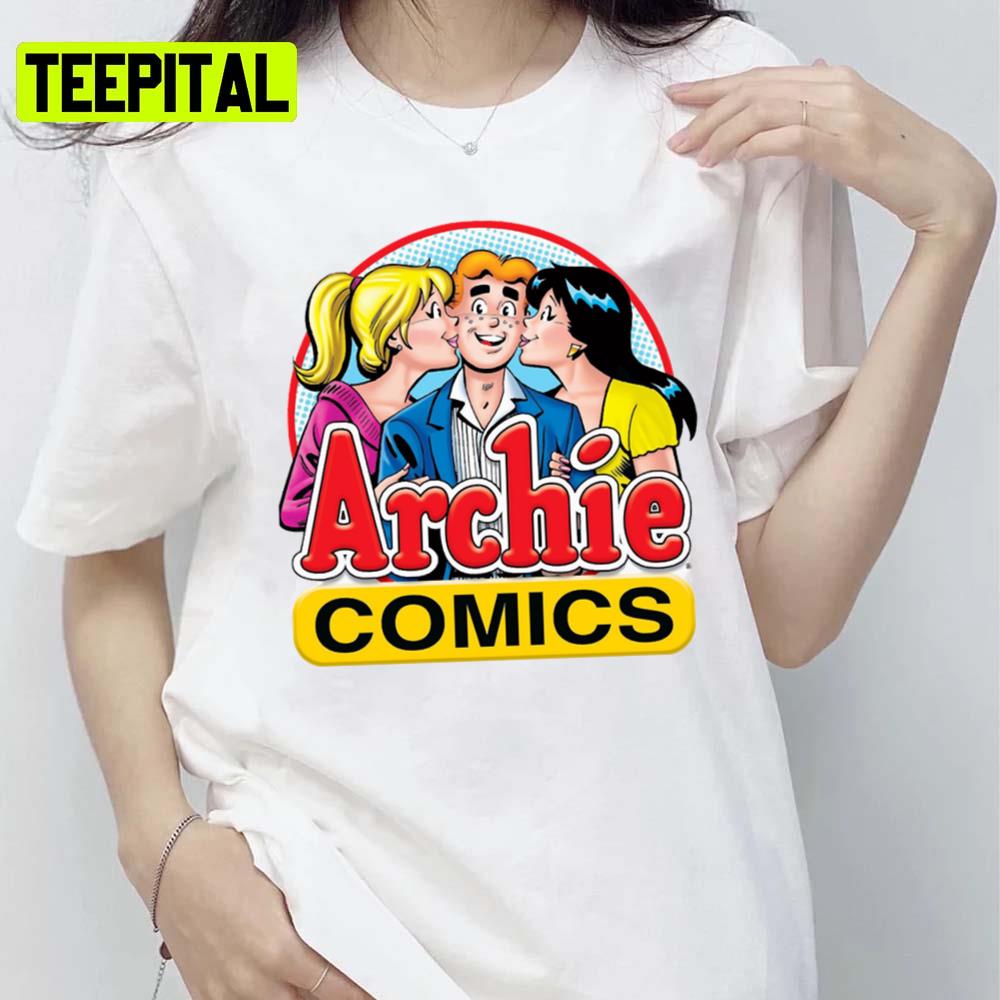 Retro Comics Archie And His Girls Unisex T-Shirt Retro Comics Archie And His Girls Unisex T-Shirt