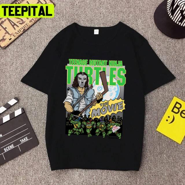 Retro First Movie 1990 Casey Jones Teenage Mutant Ninja Turtles Unisex T-Shirt Retro First Movie 1990 Casey Jones Teenage Mutant Ninja Turtles Unisex T-Shirt