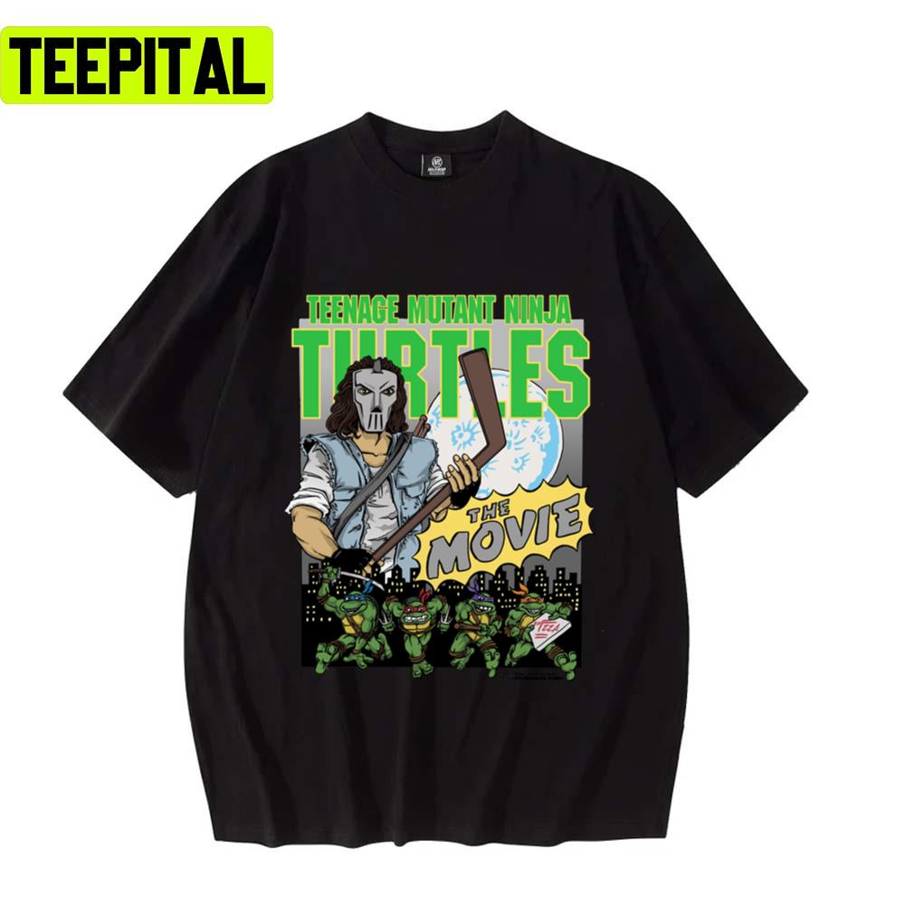 Retro First Movie 1990 Casey Jones Teenage Mutant Ninja Turtles Unisex T-Shirt Retro First Movie 1990 Casey Jones Teenage Mutant Ninja Turtles Unisex T-Shirt