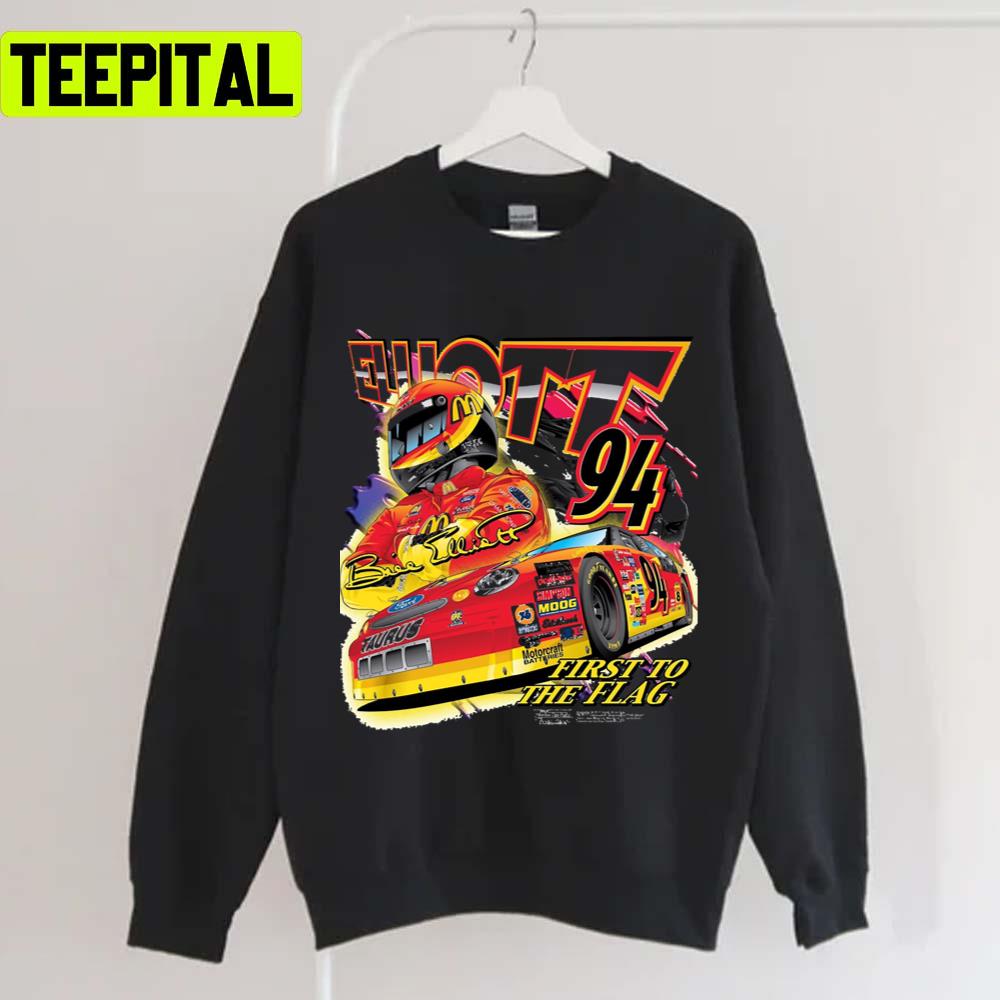 Retro Nascar Car Racing Bill Elliott Unisex T-Shirt Retro Nascar Car Racing Bill Elliott Unisex T-Shirt