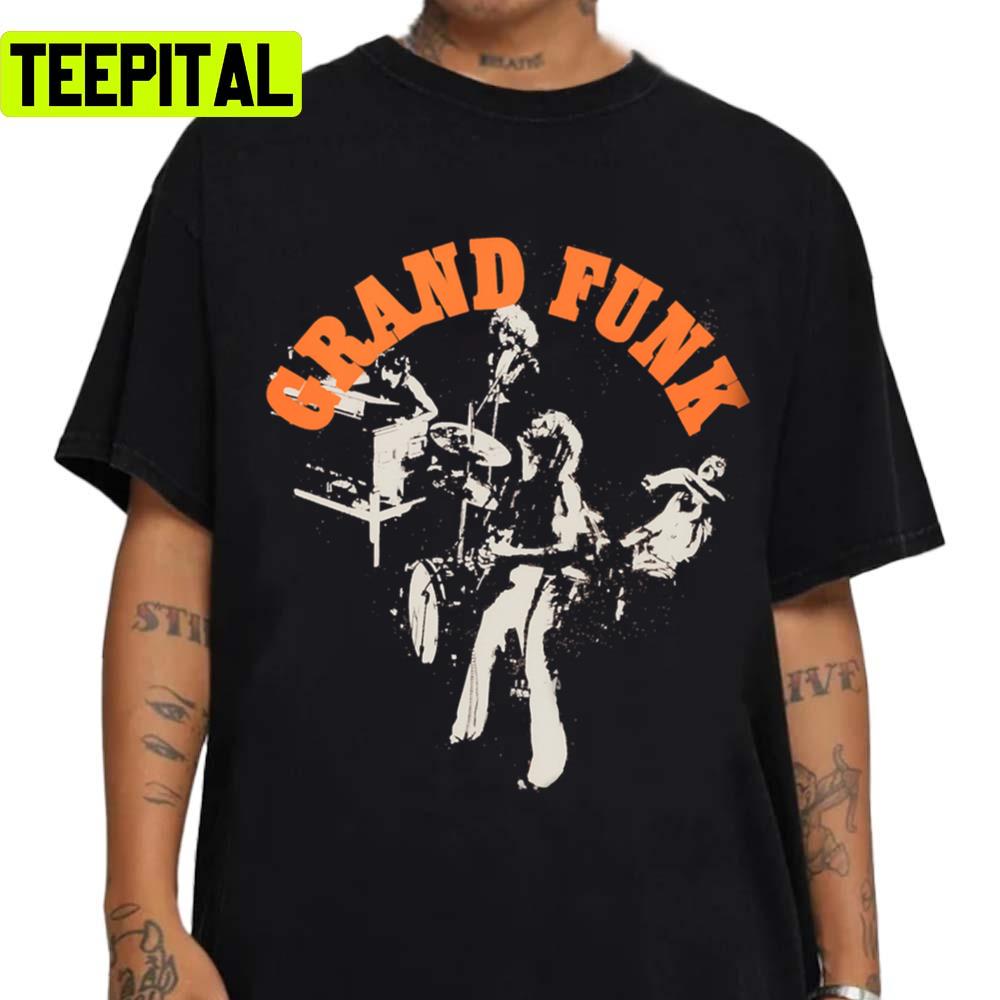 Retro Rock Music Grand Funk Railroad Unisex T-Shirt Retro Rock Music Grand Funk Railroad Unisex T-Shirt