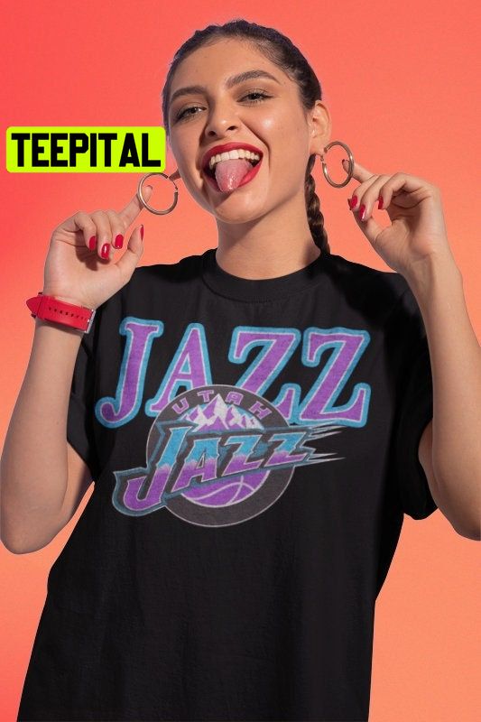 Retro Vintage 1990's Utah Jazz Nba Basketball Trending Unisex T-Shirt Retro Vintage 1990's Utah Jazz Nba Basketball Trending Unisex T-Shirt