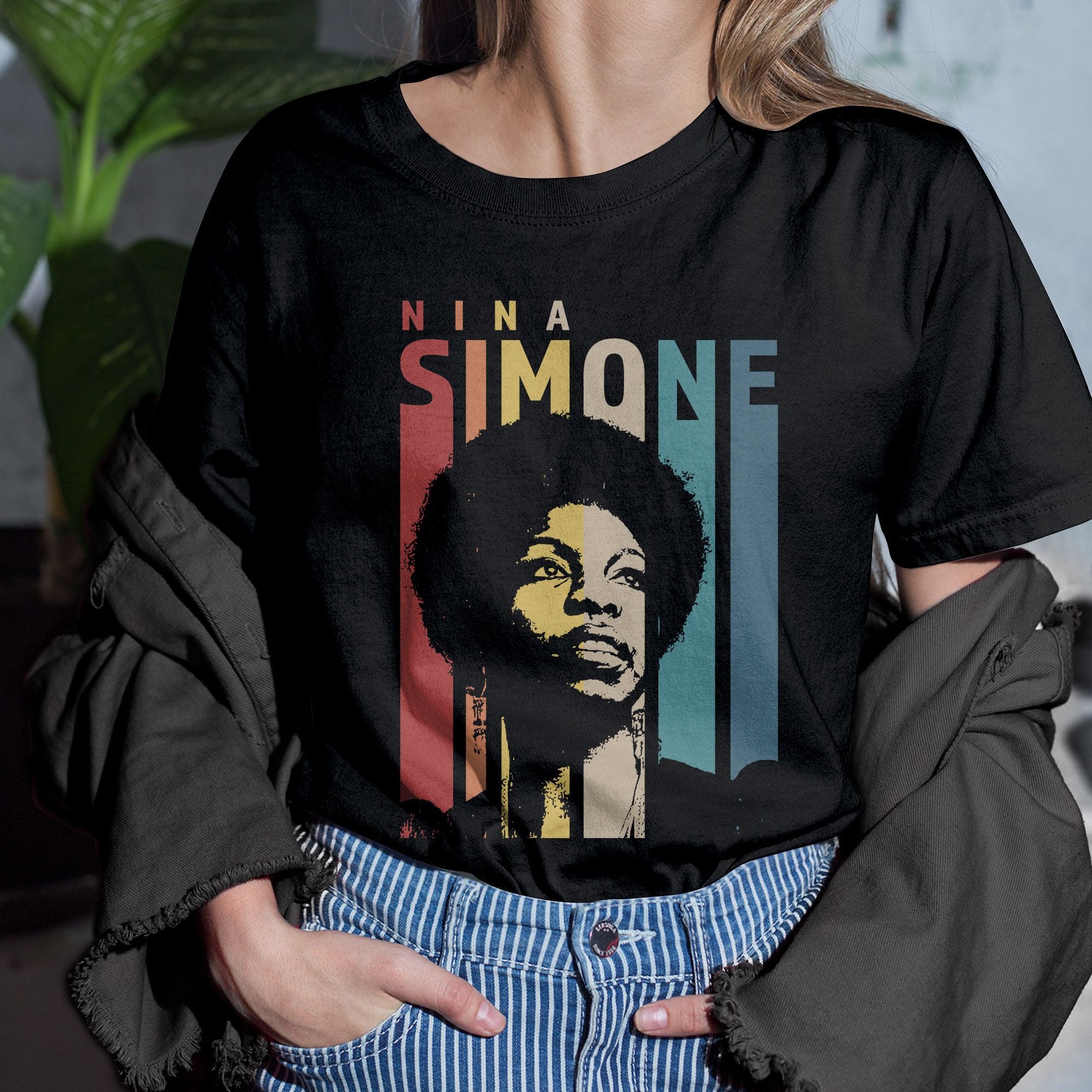 Retro Vintage Nina Simone Nina Simone Retro Unisex T-Shirt Retro Vintage Nina Simone Nina Simone Retro Unisex T-Shirt