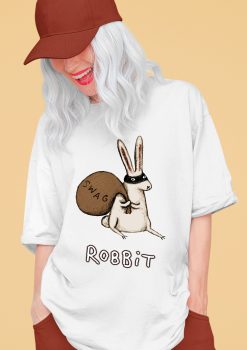 Robbit Kawaii Bunny Cute Harajuku Cottagecore Fairycore Unisex T-Shirt