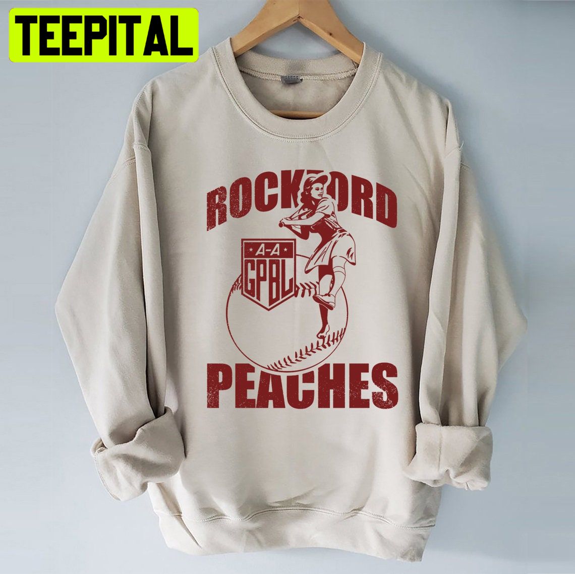 Rockford Peaches A League Of Their Own Trending Unisex Shirt Rockford Peaches A League Of Their Own Trending Unisex Shirt