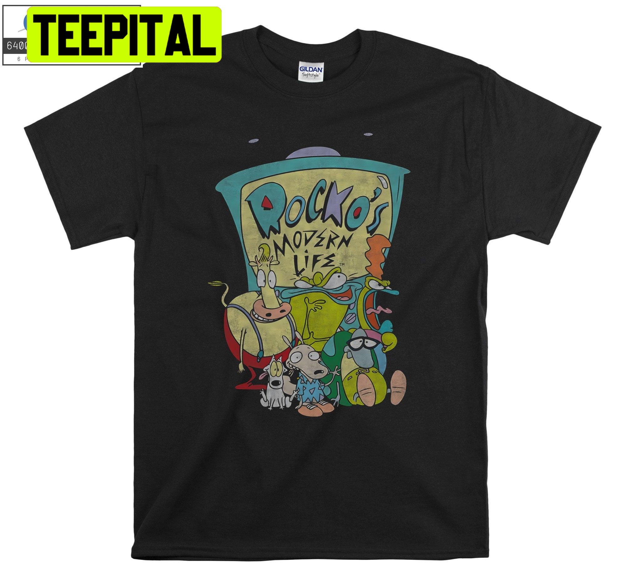 Rocko's Modern Life Tv Cast Trending Unisex Shirt Rocko's Modern Life Tv Cast Trending Unisex Shirt