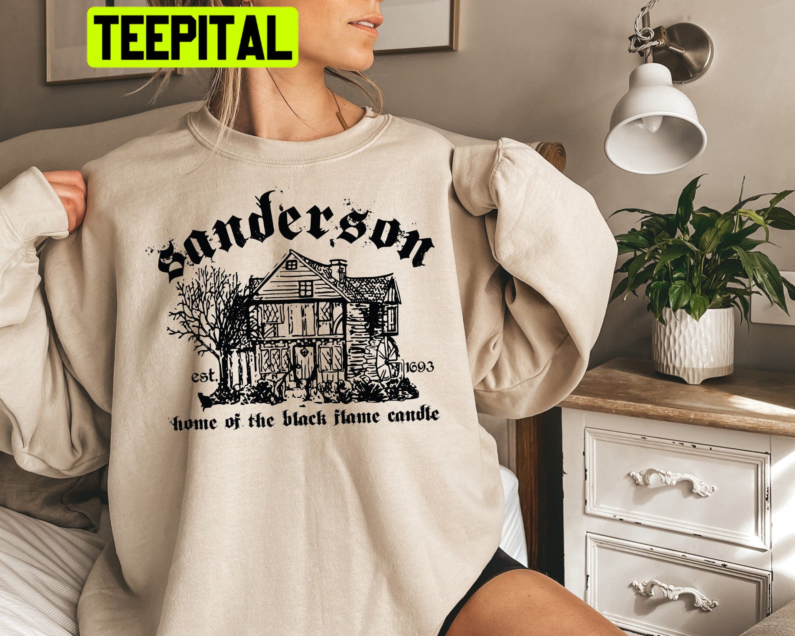 Sanderson Home Of The Black Flame Candle Halloween Unisex Sweatshirt Sanderson Home Of The Black Flame Candle Halloween Unisex Sweatshirt