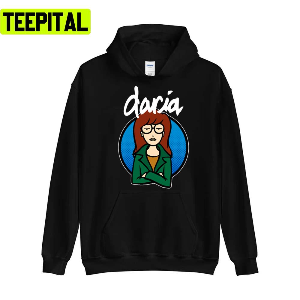 Serious Face Daria 90s Cartoon Unisex T-Shirt Serious Face Daria 90s Cartoon Unisex T-Shirt