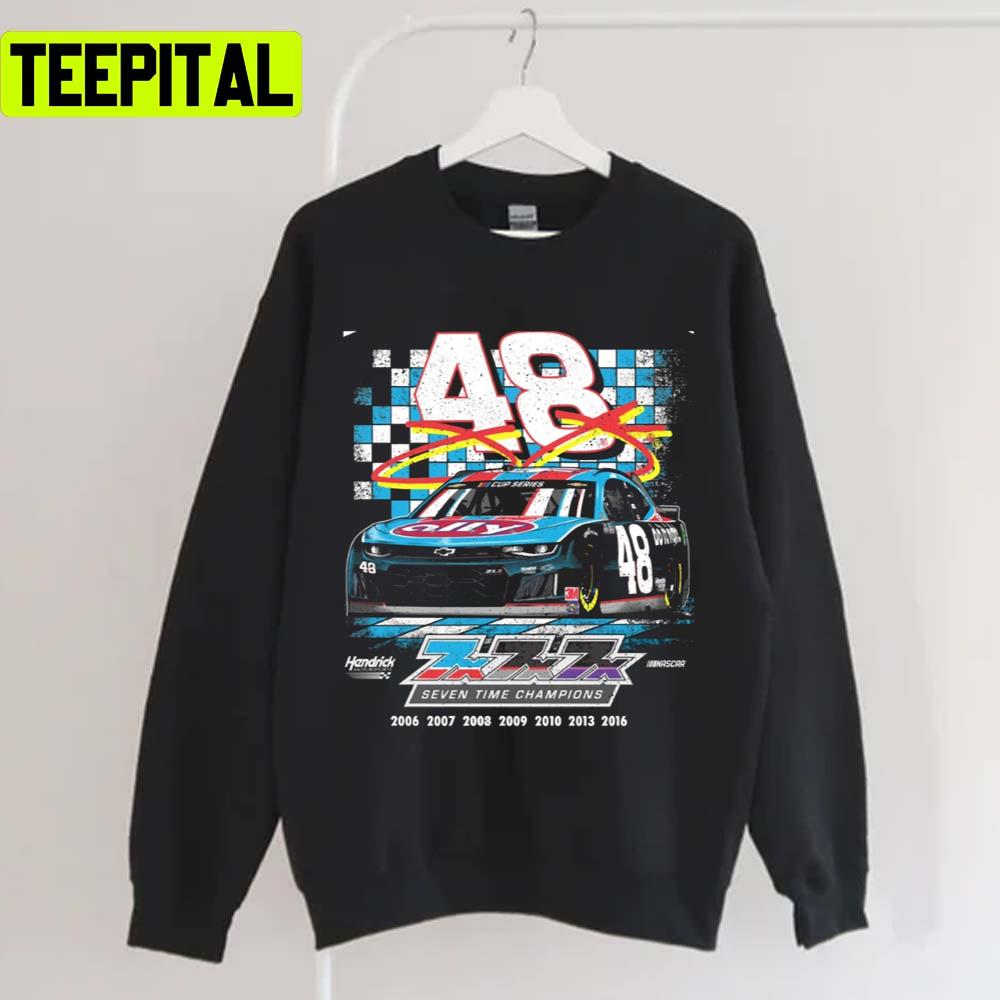 Seven Time Champions Retro Nascar Car Racing Unisex T-Shirt Seven Time Champions Retro Nascar Car Racing Unisex T-Shirt