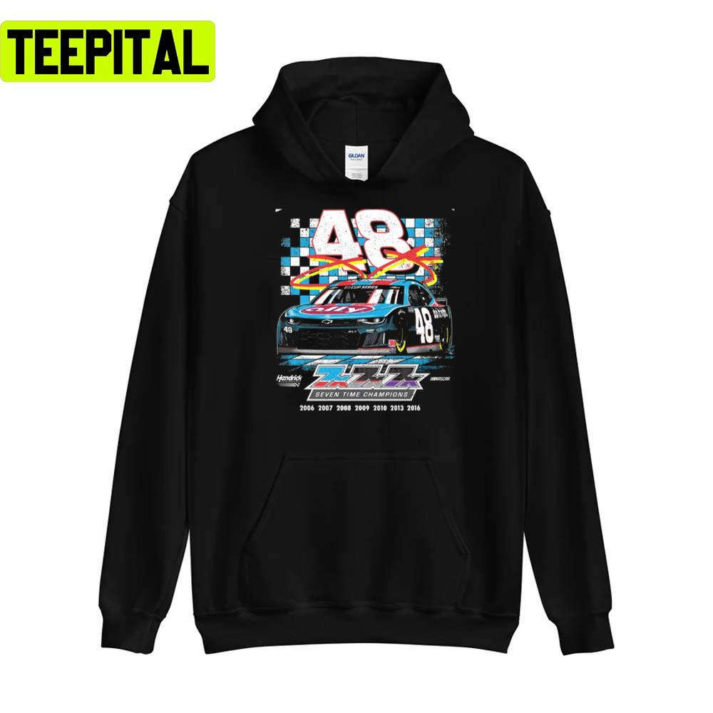 Seven Time Champions Retro Nascar Car Racing Unisex T-Shirt Seven Time Champions Retro Nascar Car Racing Unisex T-Shirt