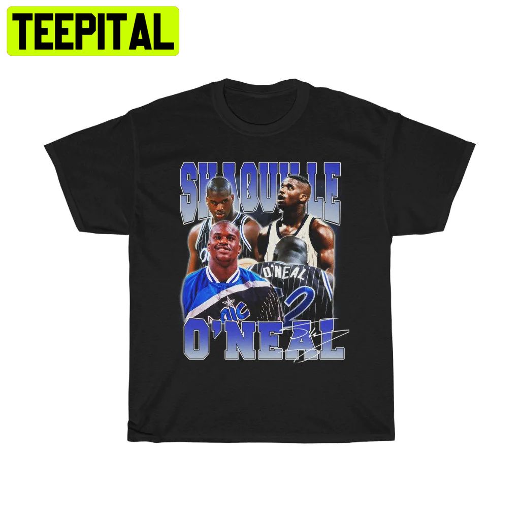 Shaquille O'neal Shaq Orlando Magic Nba Trending Unisex T-Shirt Shaquille O'neal Shaq Orlando Magic Nba Trending Unisex T-Shirt