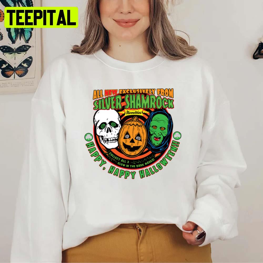 Silver Shamrock Ad Halloween Unisex Sweatshirt Silver Shamrock Ad Halloween Unisex Sweatshirt