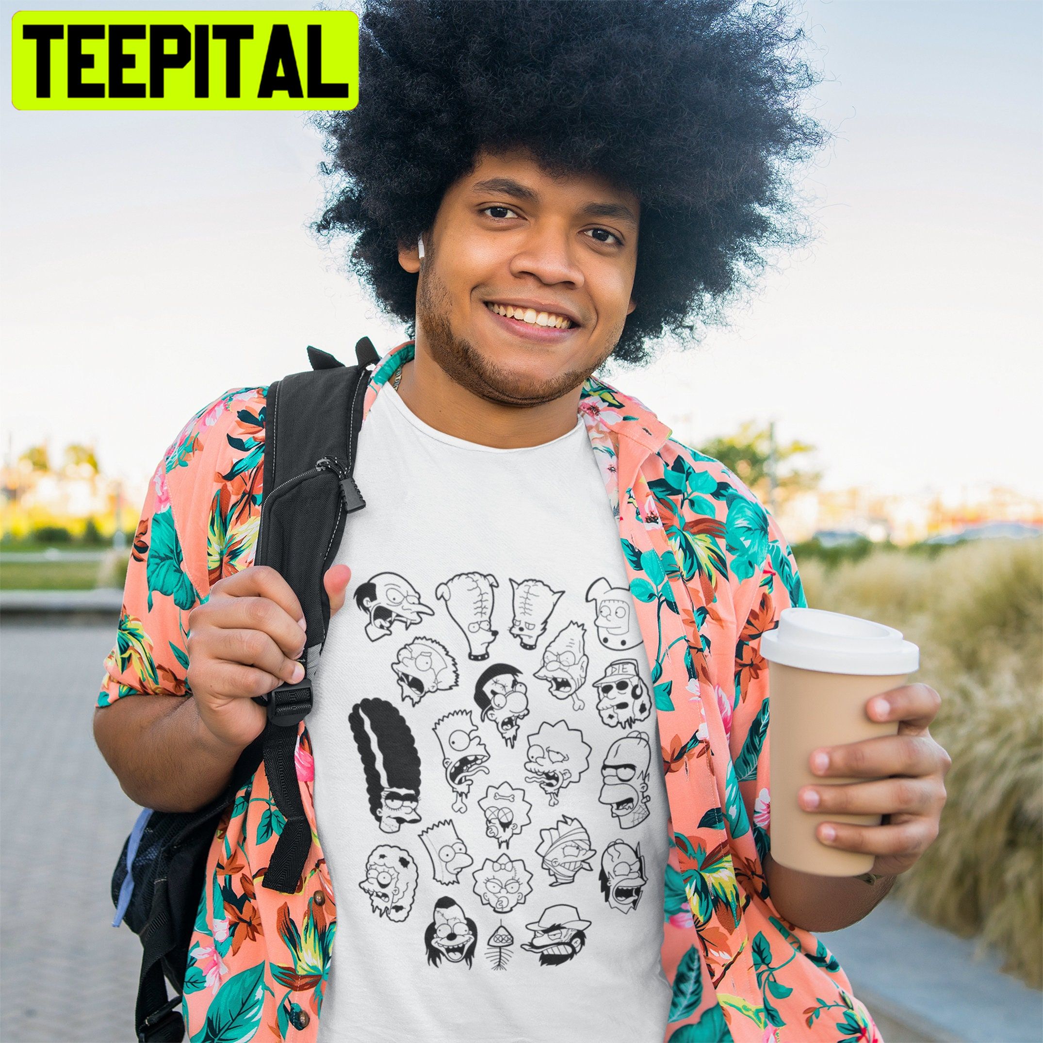 Simpson Heads Funny Art Trending Unisex Shirt Simpson Heads Funny Art Trending Unisex Shirt