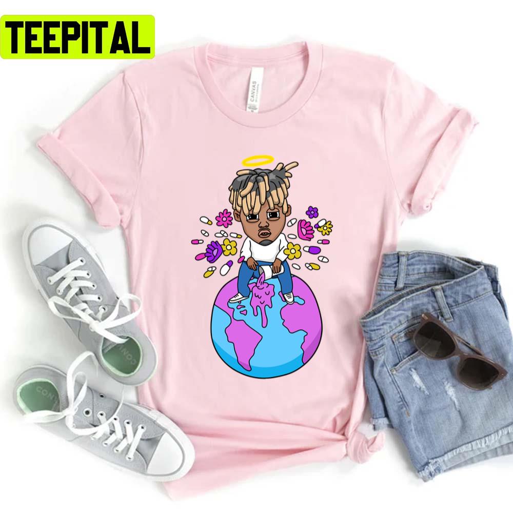 Sitting On The Earth Juice Wrld Rap Hip Hop Unisex T-Shirt Sitting On The Earth Juice Wrld Rap Hip Hop Unisex T-Shirt