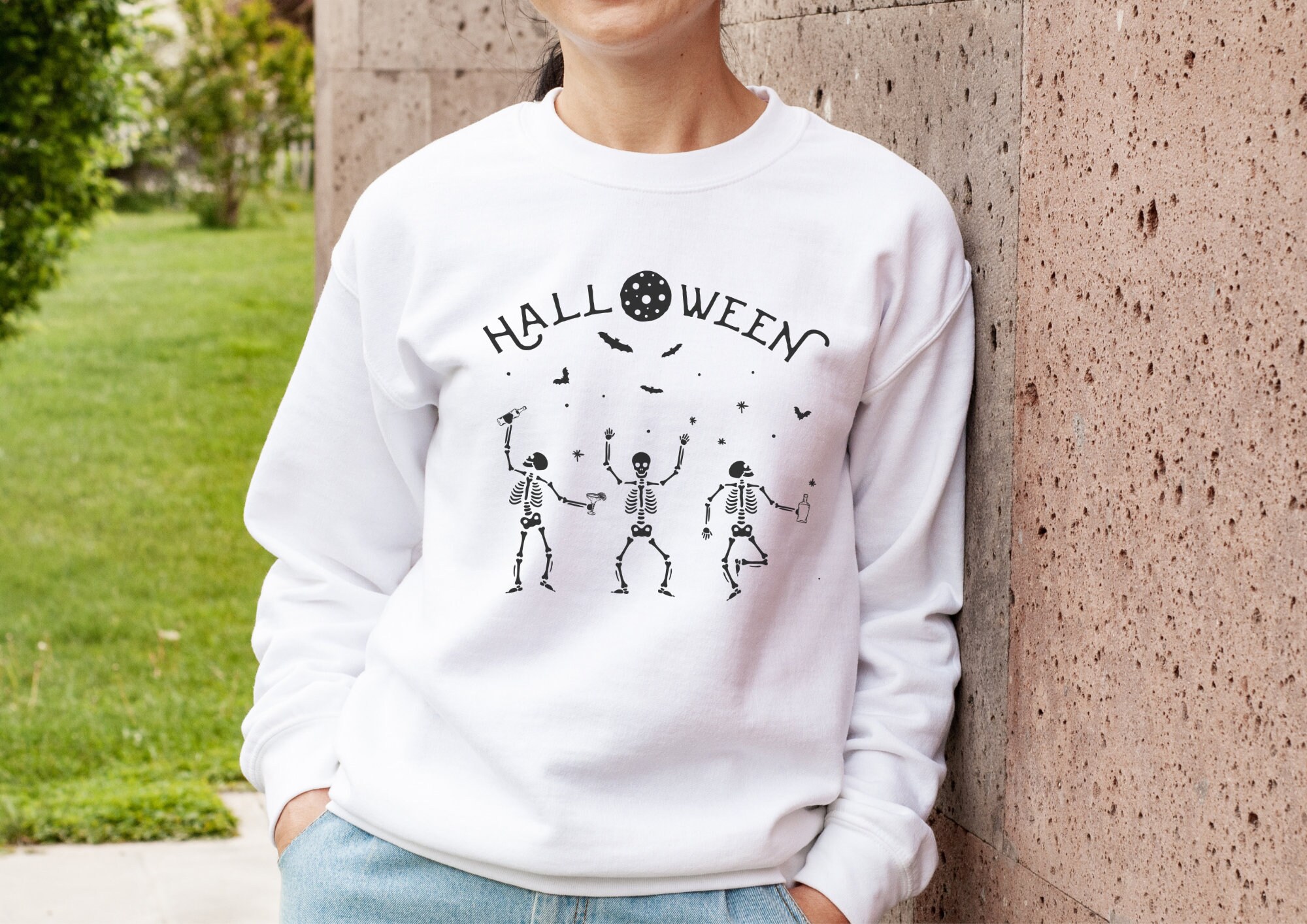 Skeleton Boho Autumn Motif Cottagecore Autumn Disney Halloween New Art T-Shirt Skeleton Boho Autumn Motif Cottagecore Autumn Disney Halloween New Art T-Shirt
