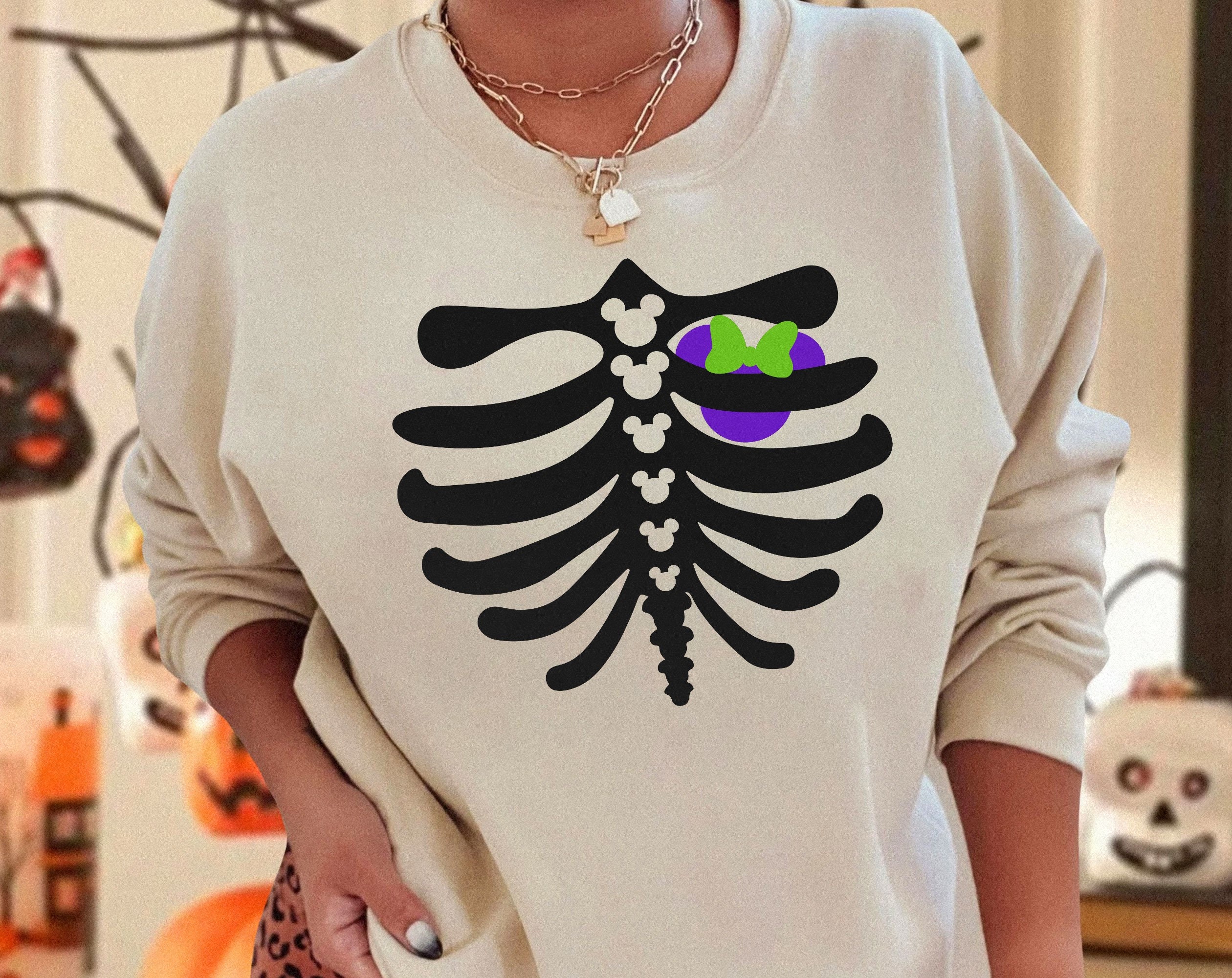 Skeleton Vintage Retro Vintage Disney Halloween Mickey Unisex Sweatshirt Skeleton Vintage Retro Vintage Disney Halloween Mickey Unisex Sweatshirt
