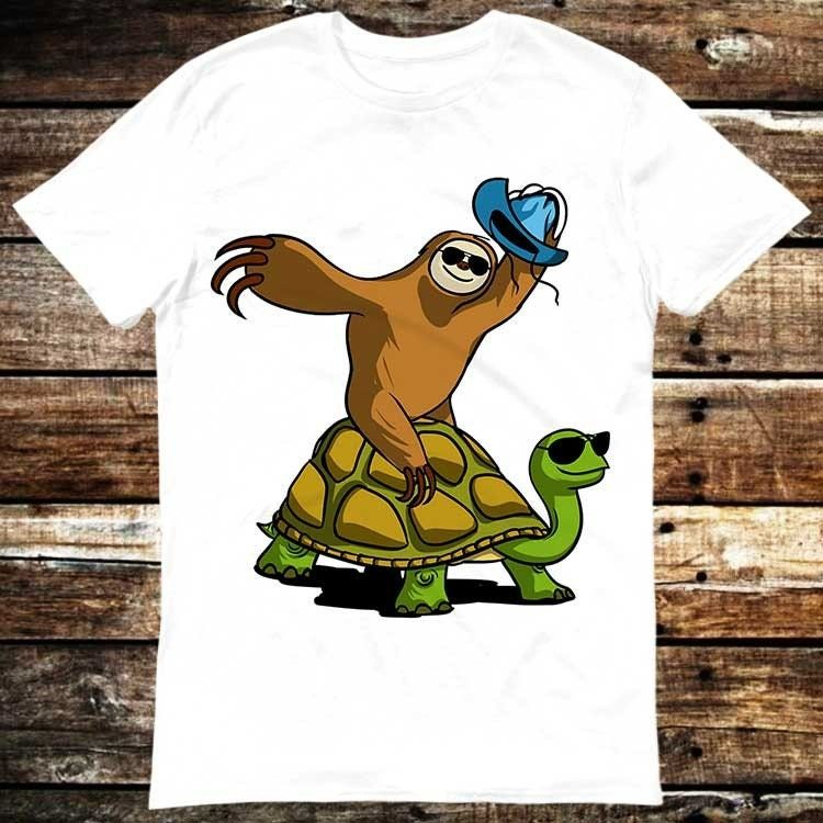 Sloth Cowboy Riding Turtle T-Shirt Sloth Cowboy Riding Turtle T-Shirt