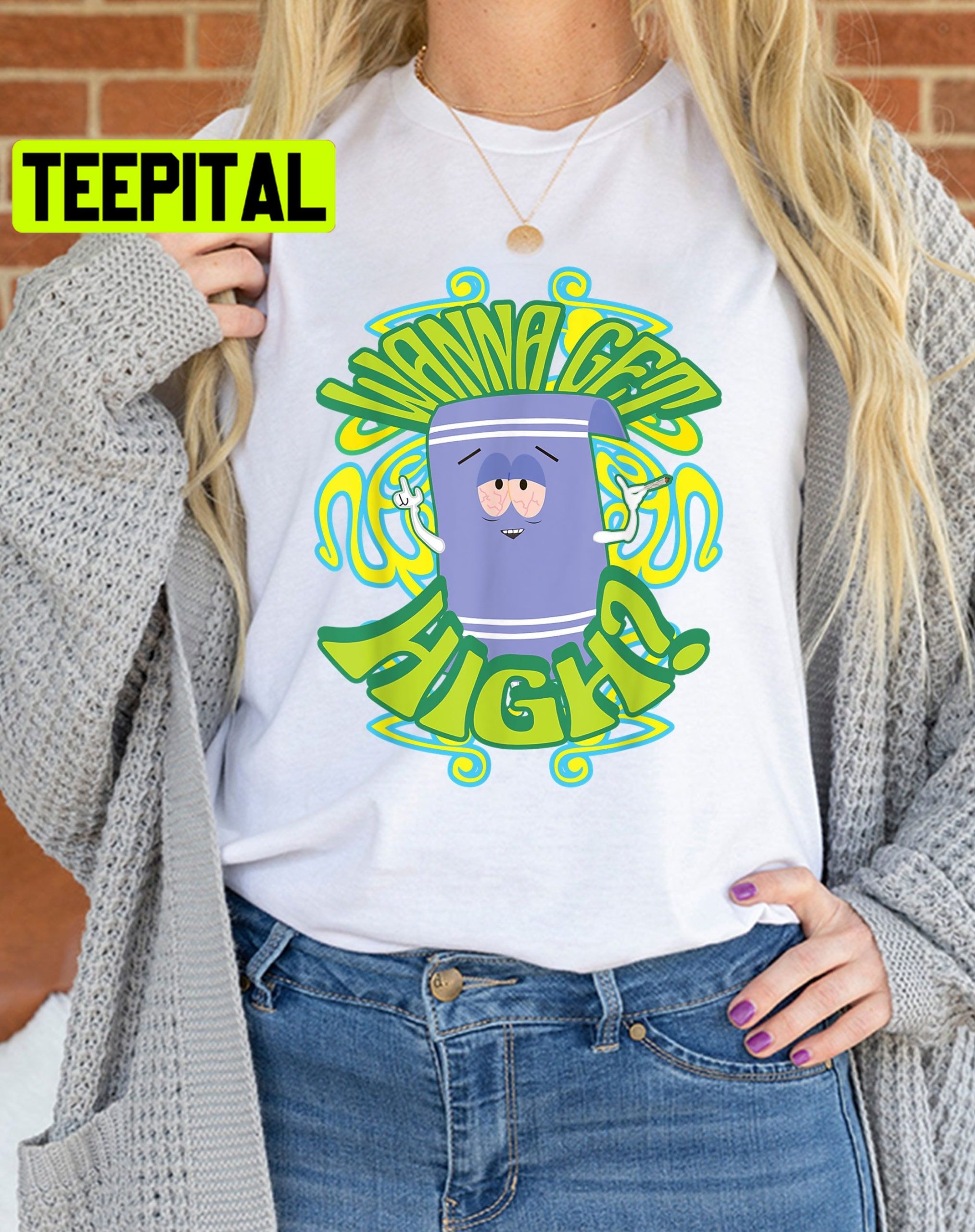 South Park Wanna Get High Towelie Trending Unisex Shirt South Park Wanna Get High Towelie Trending Unisex Shirt