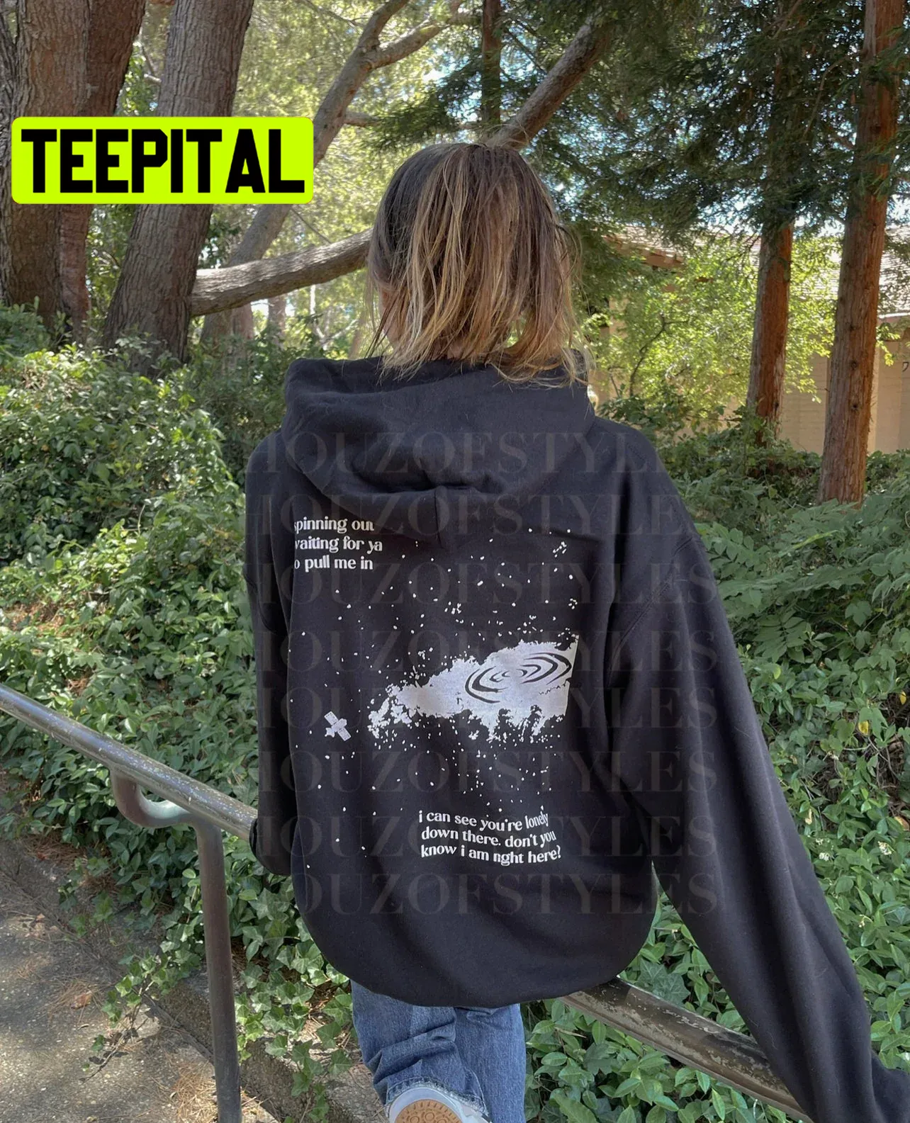 Spinning Out Satellite Unisex Hoodie Spinning Out Satellite Unisex Hoodie