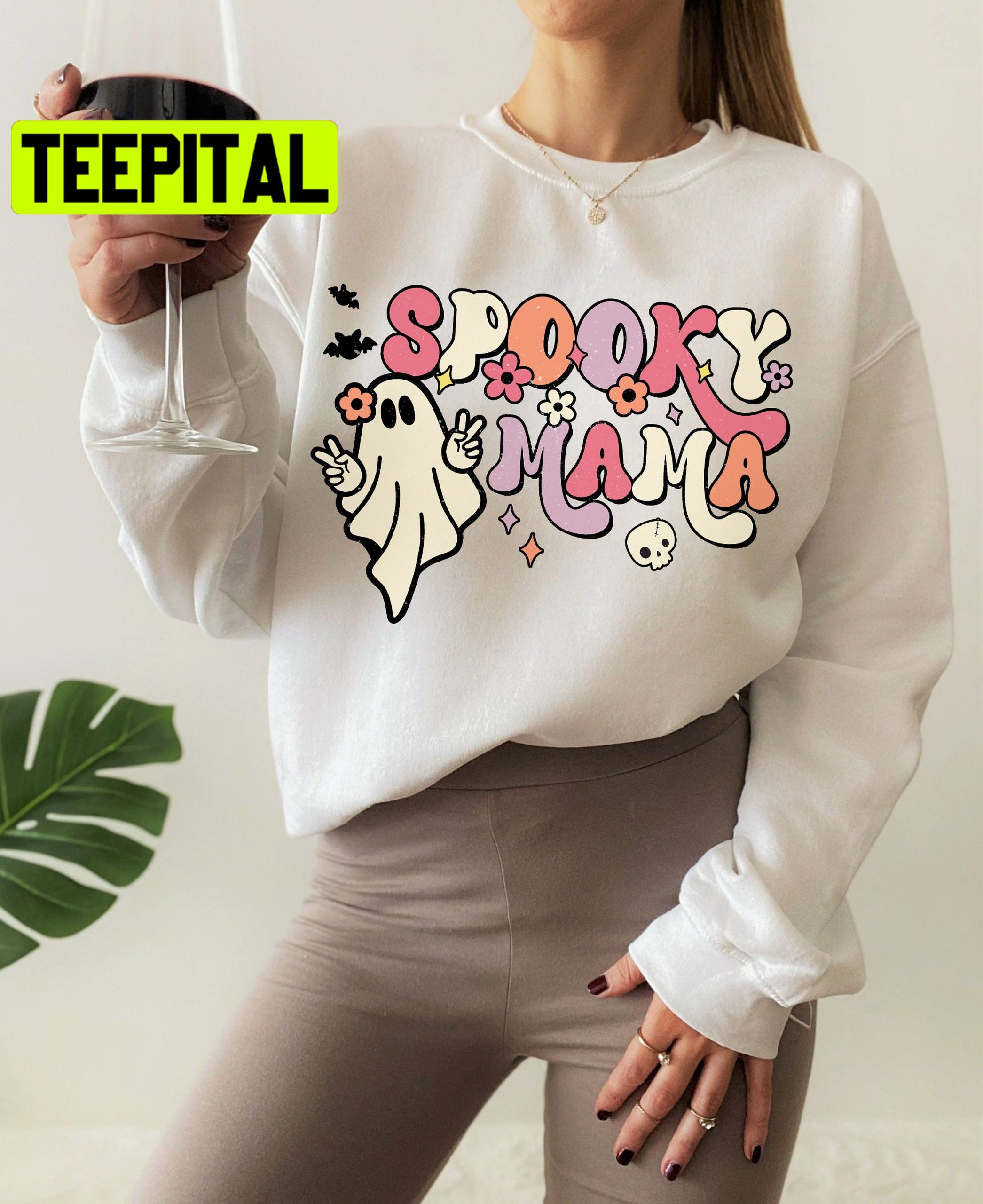 Spooky Mama Spooky Mom Vintage Halloween Trending Unisex Shirt Spooky Mama Spooky Mom Vintage Halloween Trending Unisex Shirt