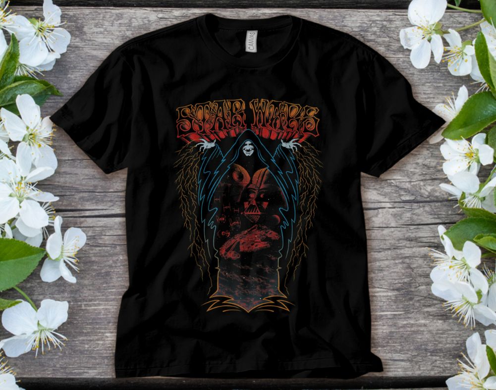 Star Wars Emperor Palpatine Vader Groovy Psychedelic T-Shirt Star Wars Emperor Palpatine Vader Groovy Psychedelic T-Shirt