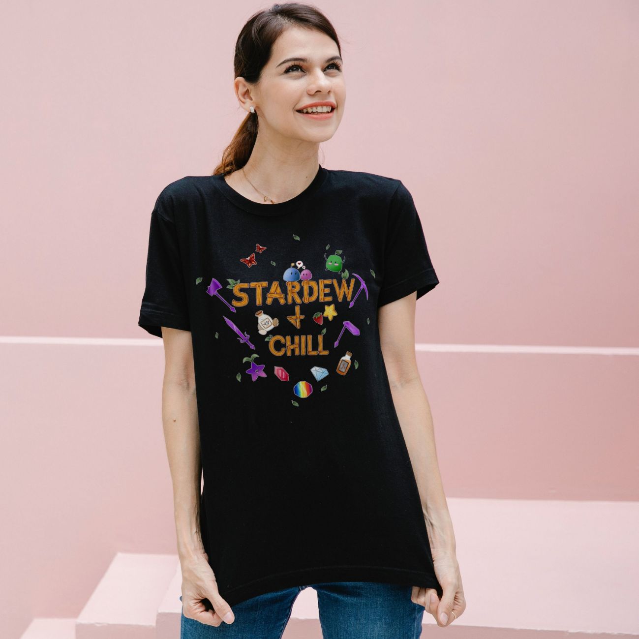 Stardew Valley Pelican Town Retro Game T-Shirt Stardew Valley Pelican Town Retro Game T-Shirt