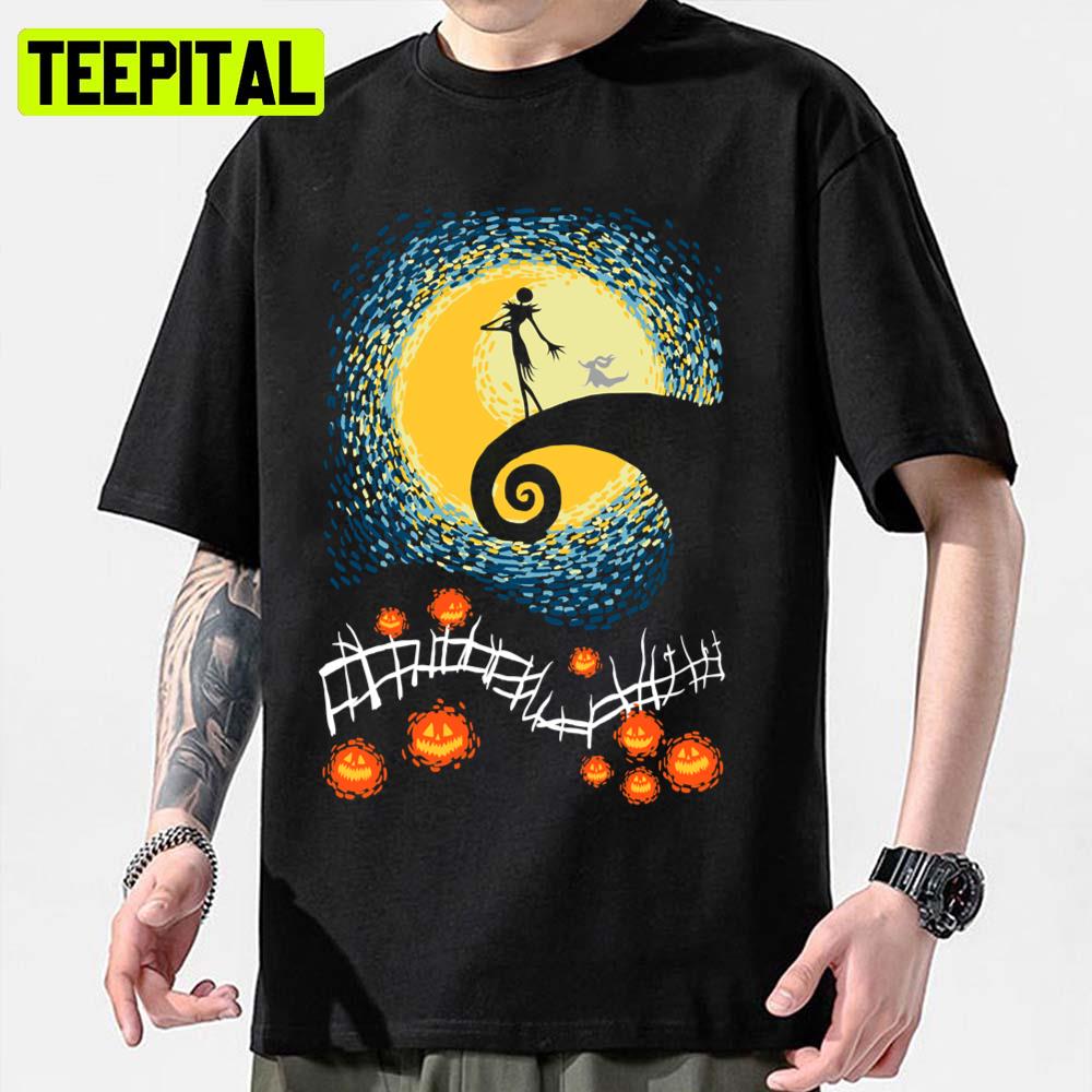 Starry Nightmare Halloween Unisex Sweatshirt Starry Nightmare Halloween Unisex Sweatshirt