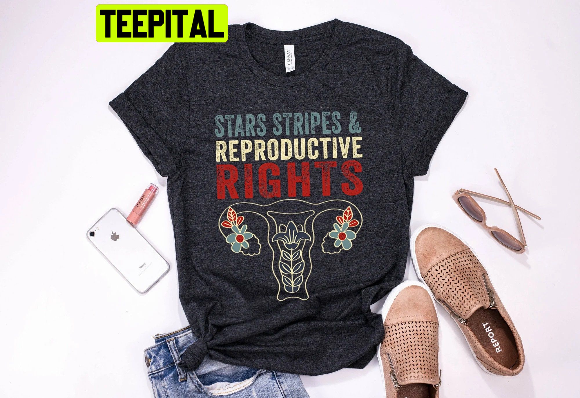 Stars Stripes And Reproductive Rights Feminist Unisex Shirt Stars Stripes And Reproductive Rights Feminist Unisex Shirt