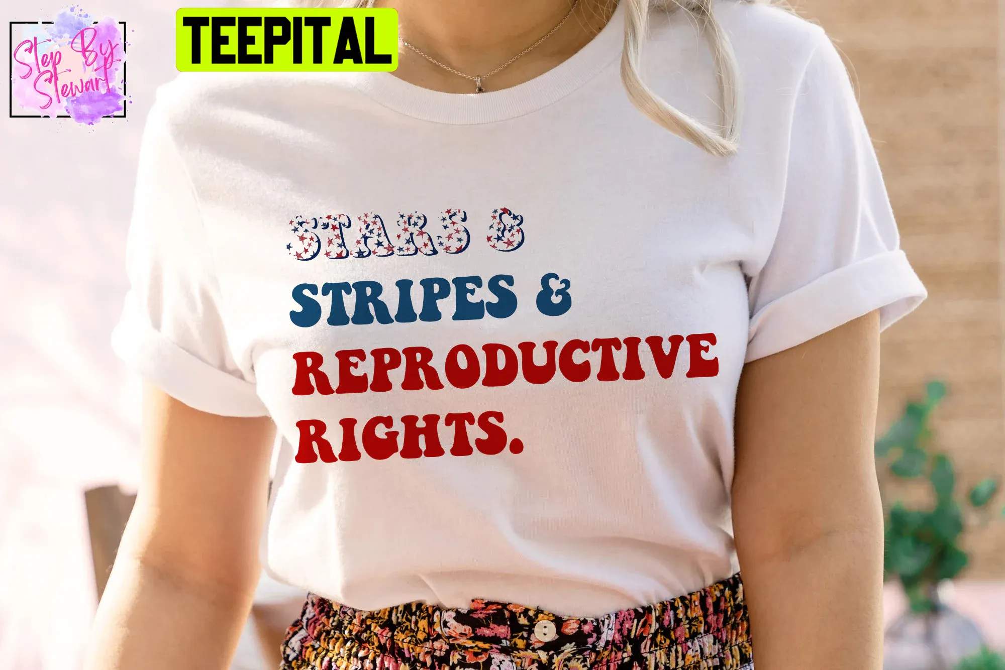 Stars Stripes Reproductive Rights Unisex T-Shirt Stars Stripes Reproductive Rights Unisex T-Shirt
