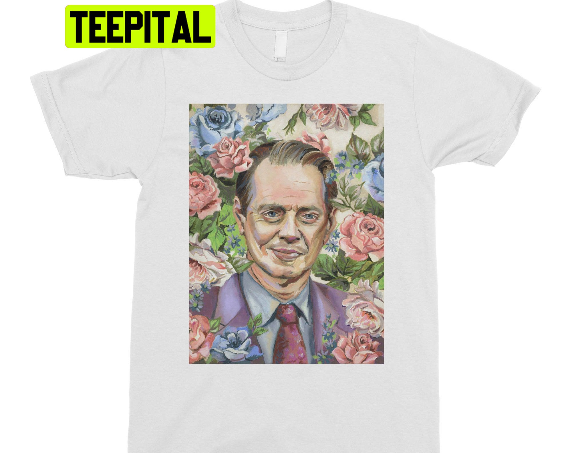 Steve Buscemi Floral Trending Unisex T-Shirt Steve Buscemi Floral Trending Unisex T-Shirt