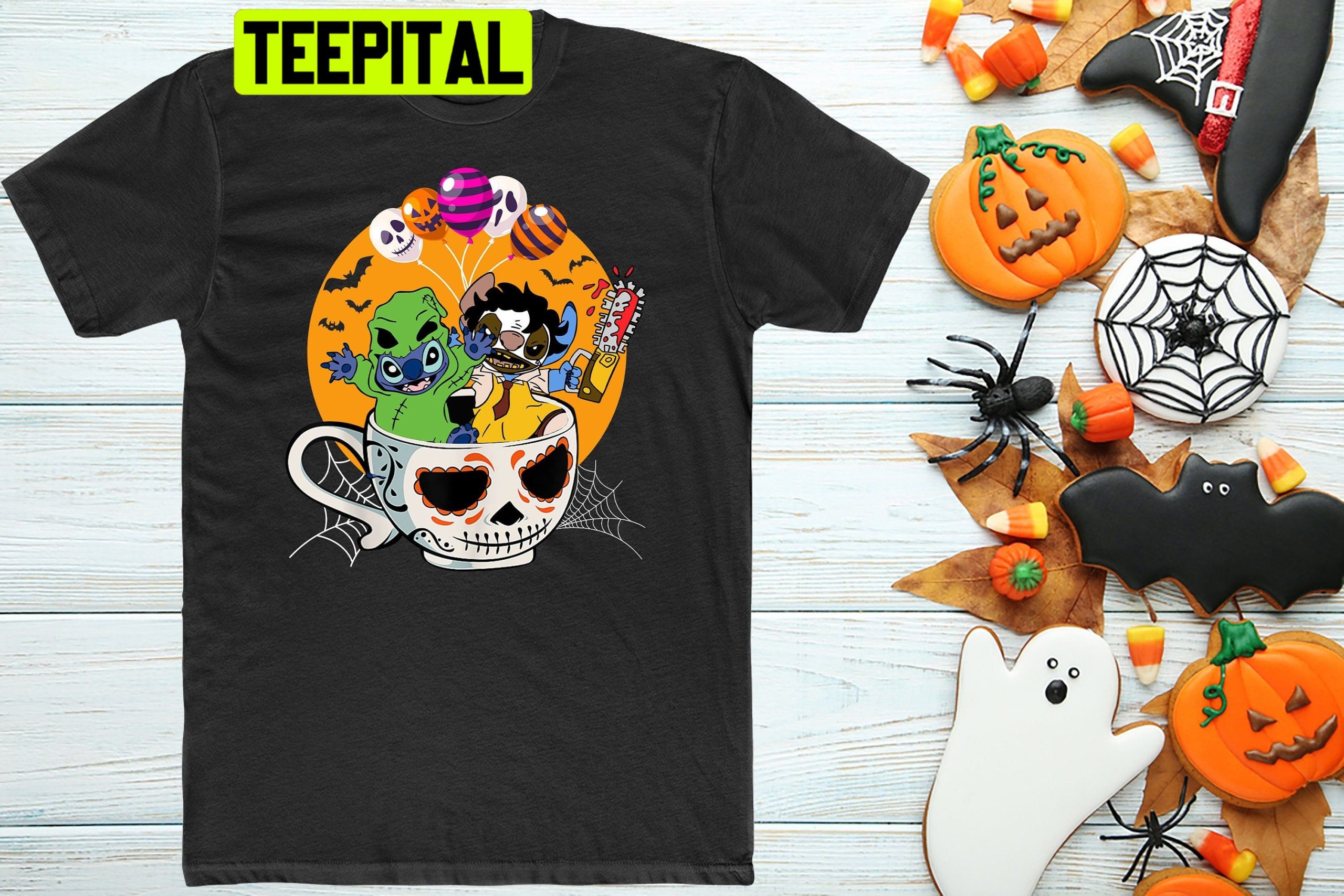 Stitch Horror Ghost Halloween Trending Unisex T-Shirt Stitch Horror Ghost Halloween Trending Unisex T-Shirt