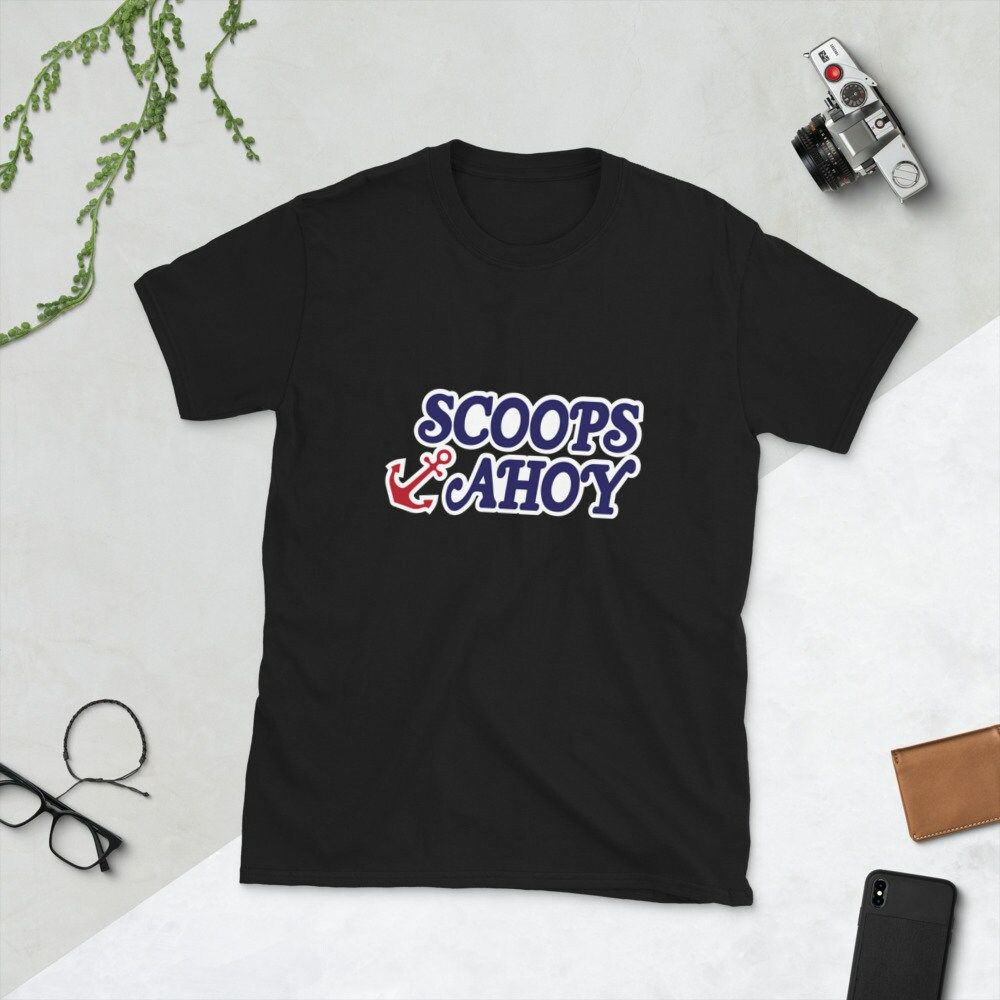 Stranger Things Inspired Scoops Ahoy Short-Sleeve Unisex T-Shirt Stranger Things Inspired Scoops Ahoy Short-Sleeve Unisex T-Shirt